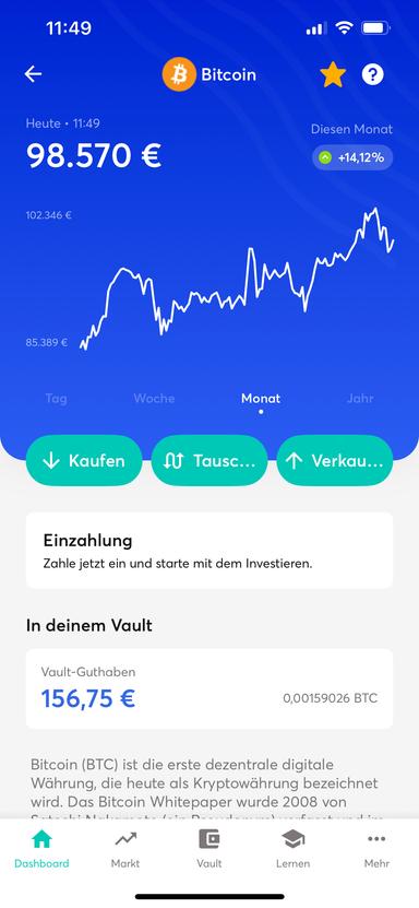 Screenshot Anycoin Direct
