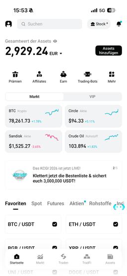 Vorschau der Bitget App