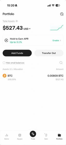 Vorschau der KuCoin App