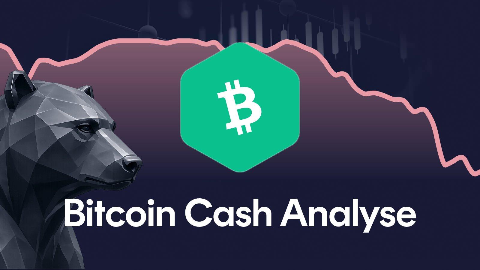 Bitcoin Cash-Kurs: BCH fällt 7 Prozent, hält der Support?