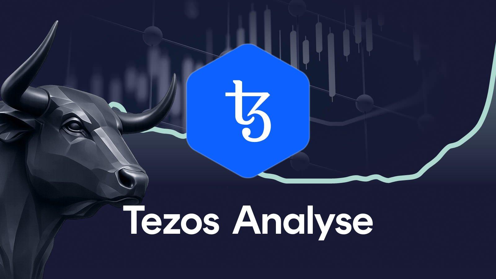 Tezos-Kurs: XTZ springt zweistellig, folgt der Ausbruch?