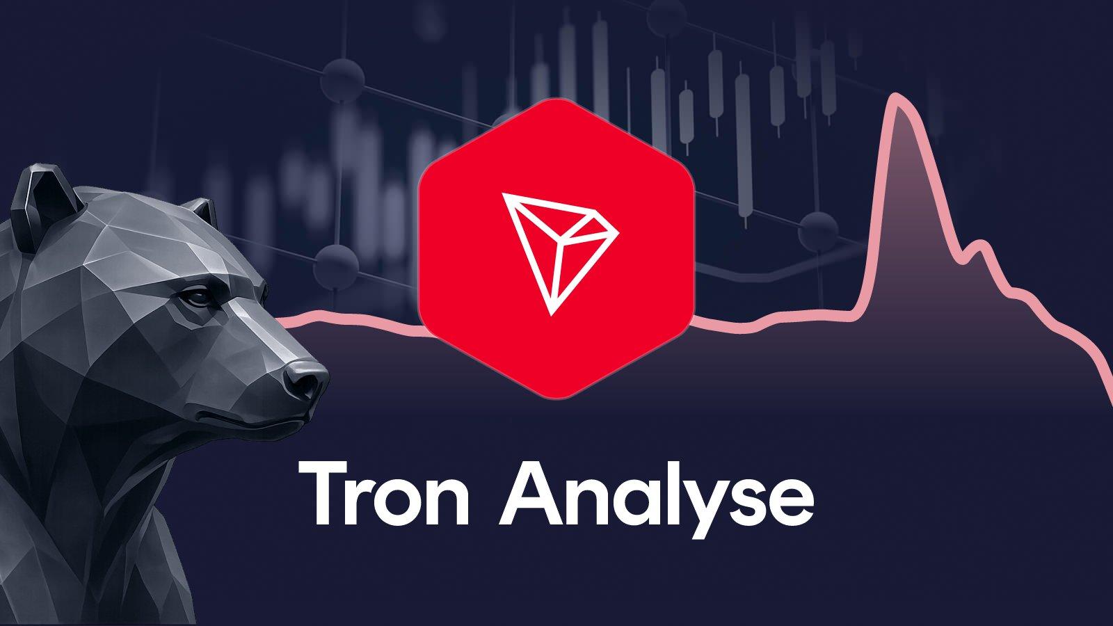 Tron-Kurs: TRX fällt 7 Prozent, hält der Support bei 0,309 USD?