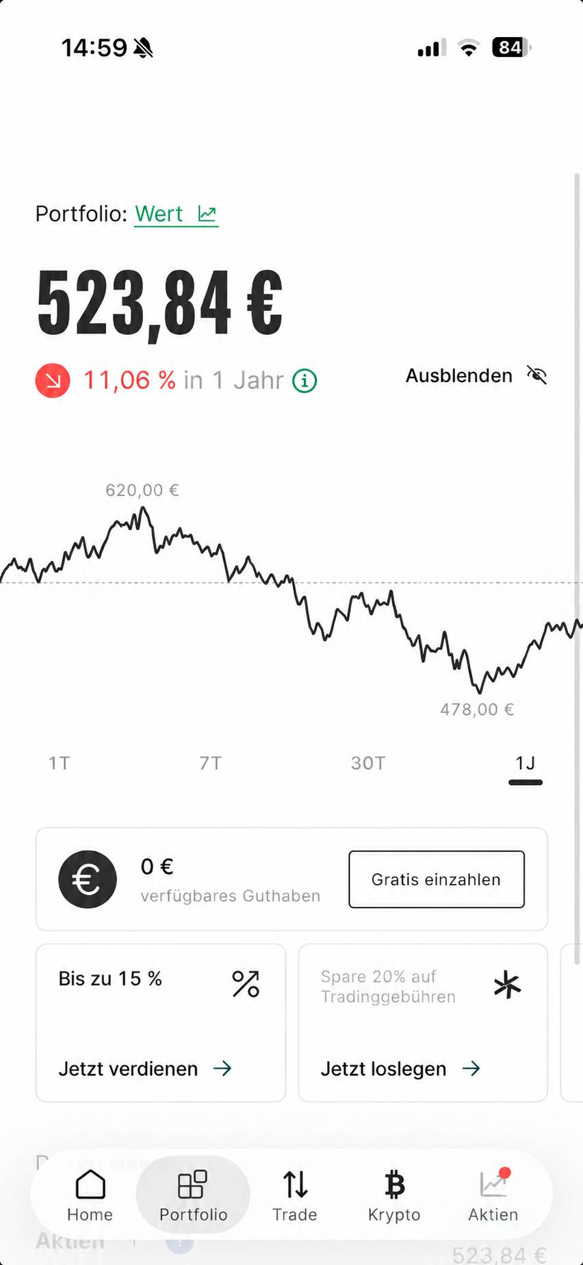 Screenshot Dein Portfolio