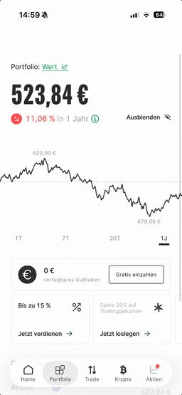 Screenshot Dein Portfolio
