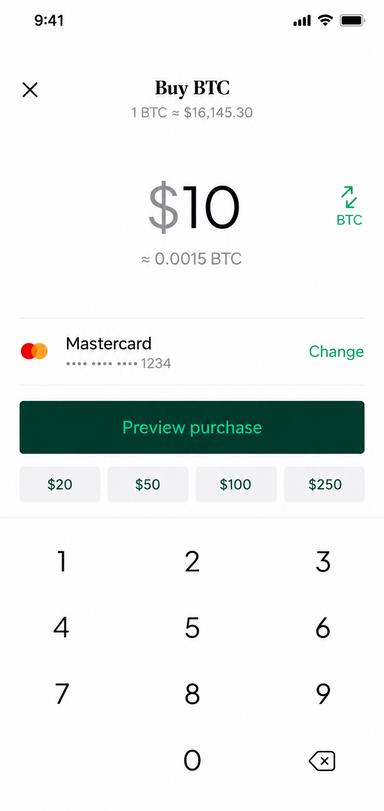 Krypto in der Bitstamp App kaufen