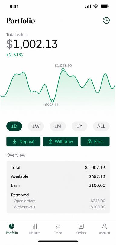 Screenshot Dein Portfolio