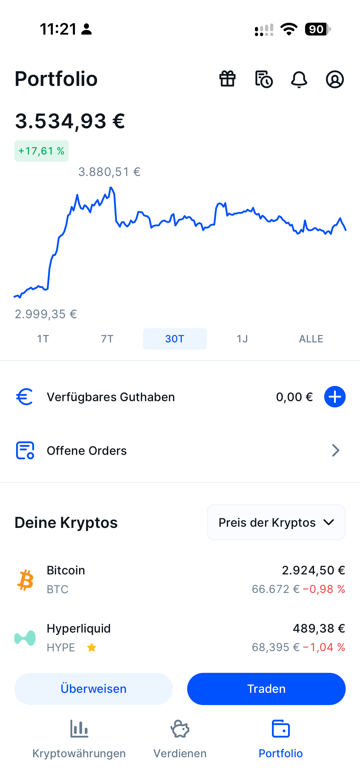 Screenshot Dein Portfolio