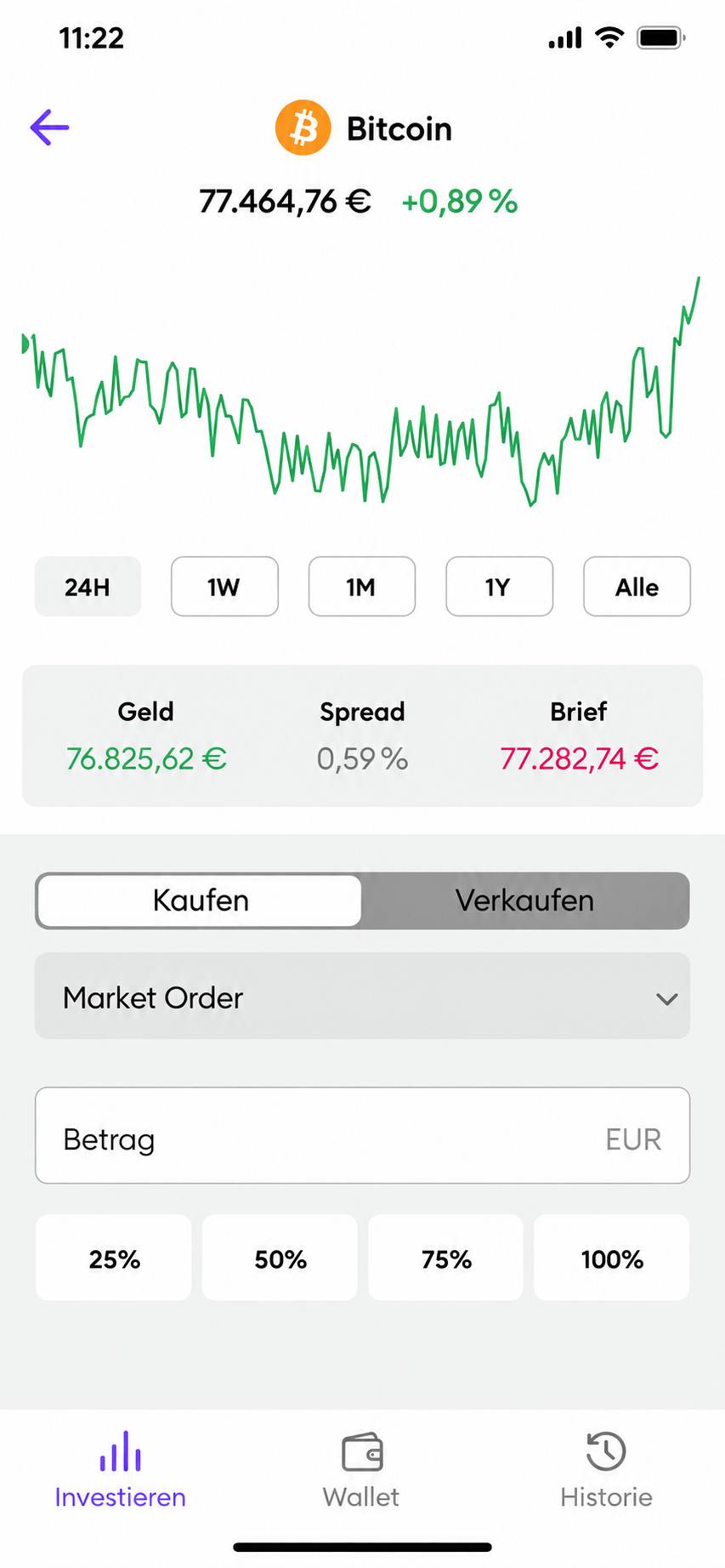 Screenshot Kurse verfolgen