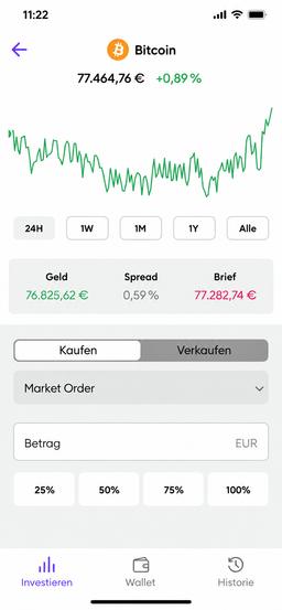 Screenshot Kurse verfolgen