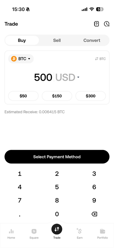 Krypto in der KuCoin App kaufen
