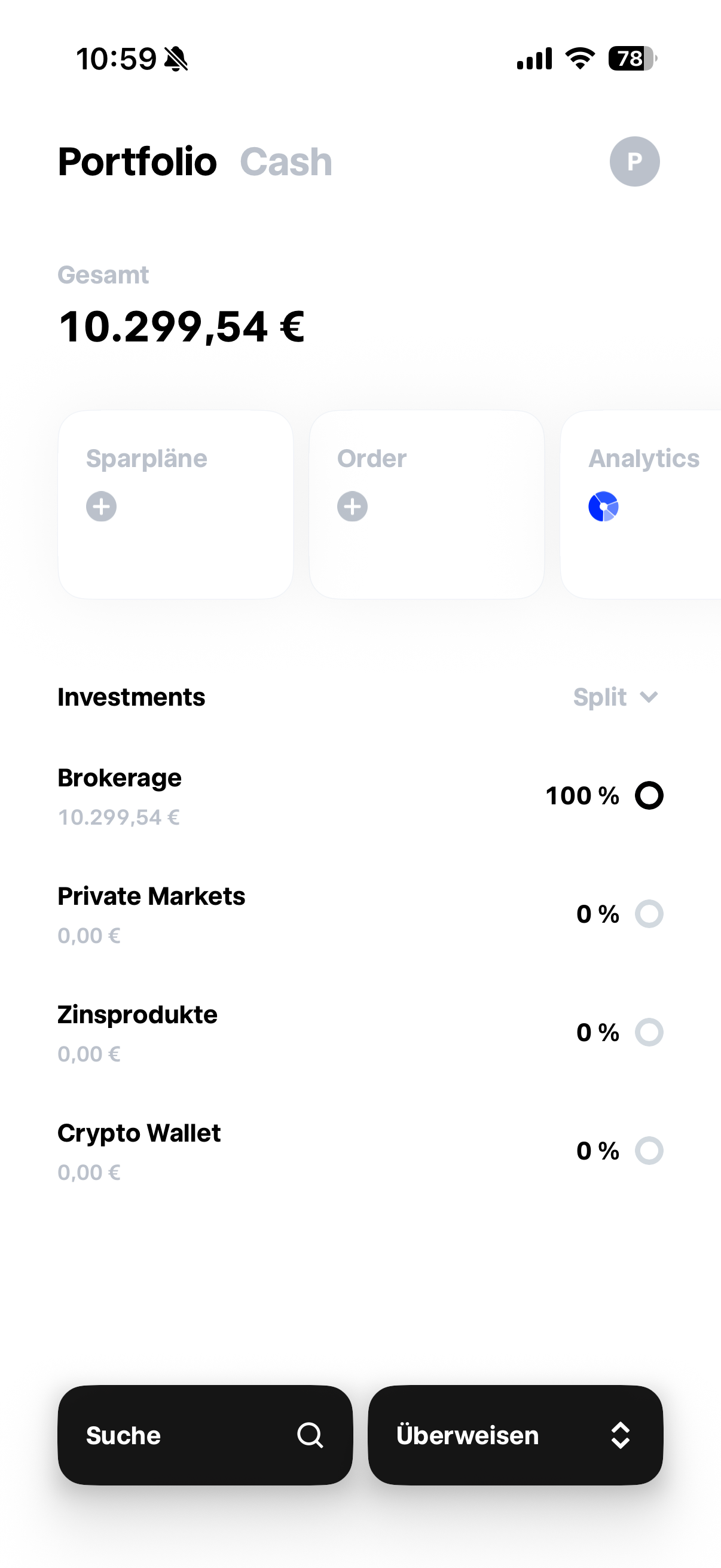 Screenshot Dein Portfolio