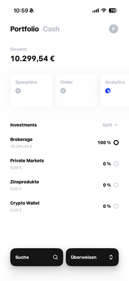 Screenshot Dein Portfolio